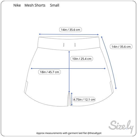 Nike High Waisted Mesh Athletic Short, Size Small - Picture 6 of 7